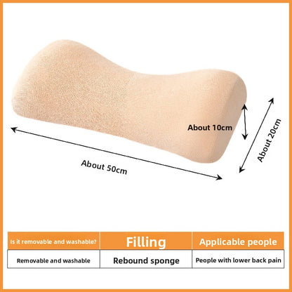 Ergonomic Lumbar Support Pillow for Sleeping