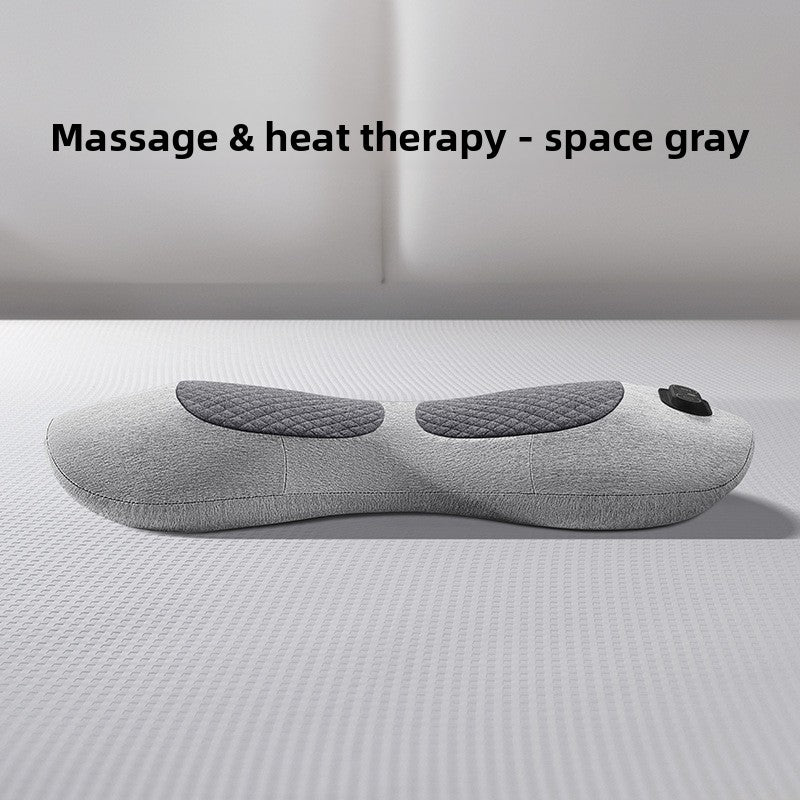 Ergonomic Lumbar Support Pillow with Heat and Massage