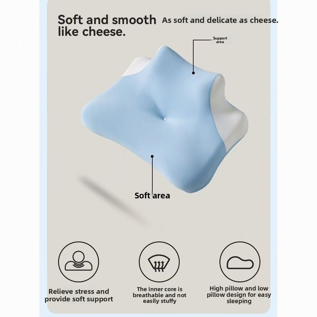 Ergonomic Memory Foam Bed Pillow
