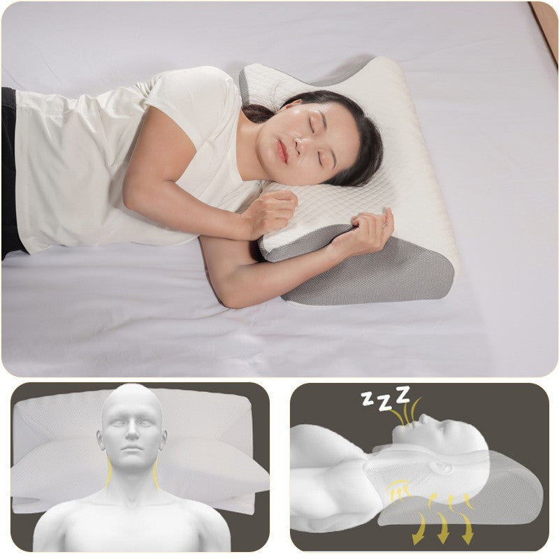 Ergonomic Memory Foam Butterfly Pillow