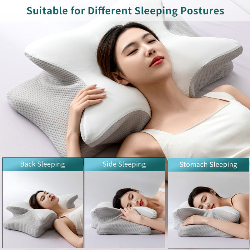 Ergonomic Memory Foam Cervical Pillow