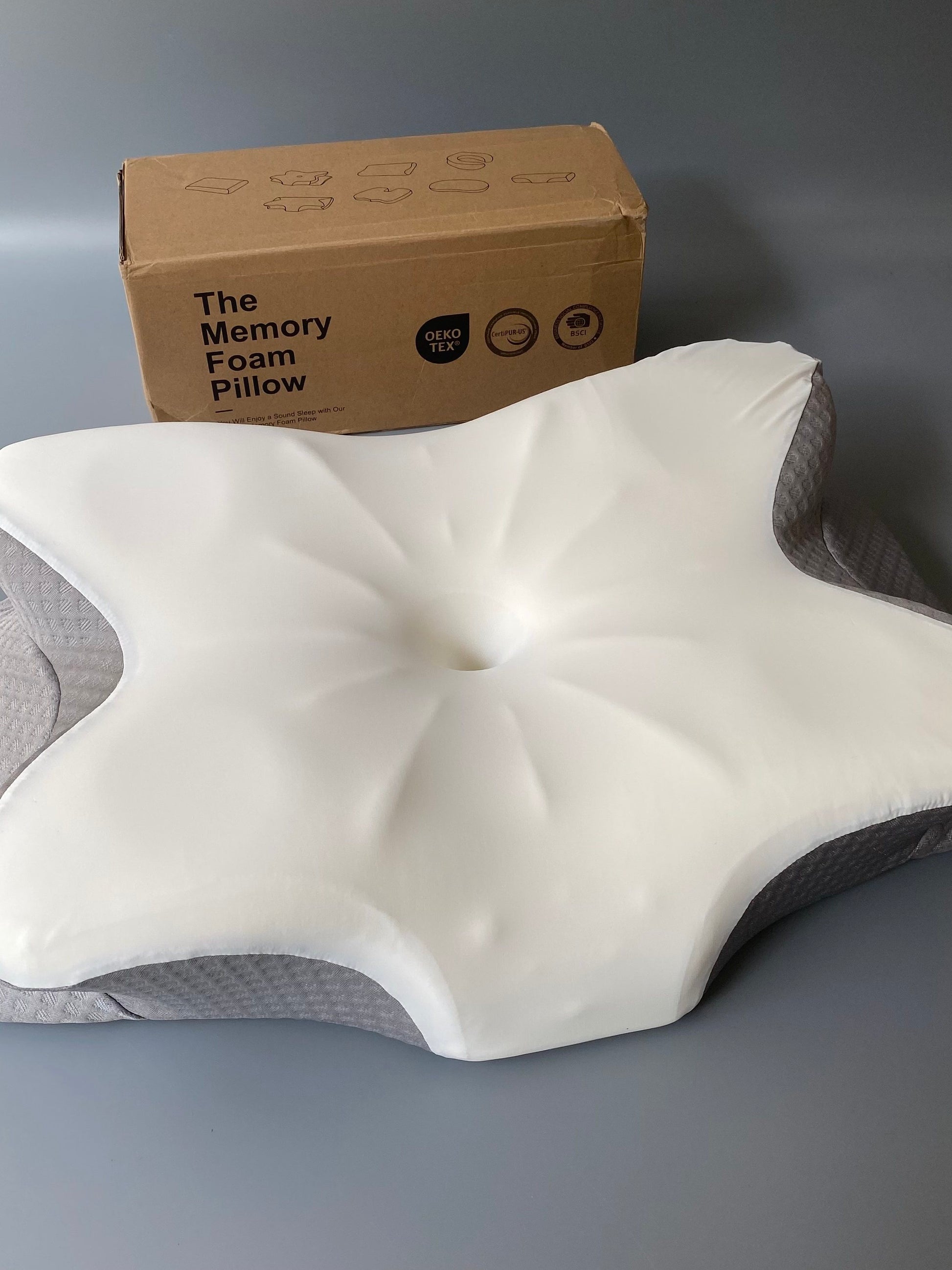 Ergonomic Memory Foam Cervical Pillow