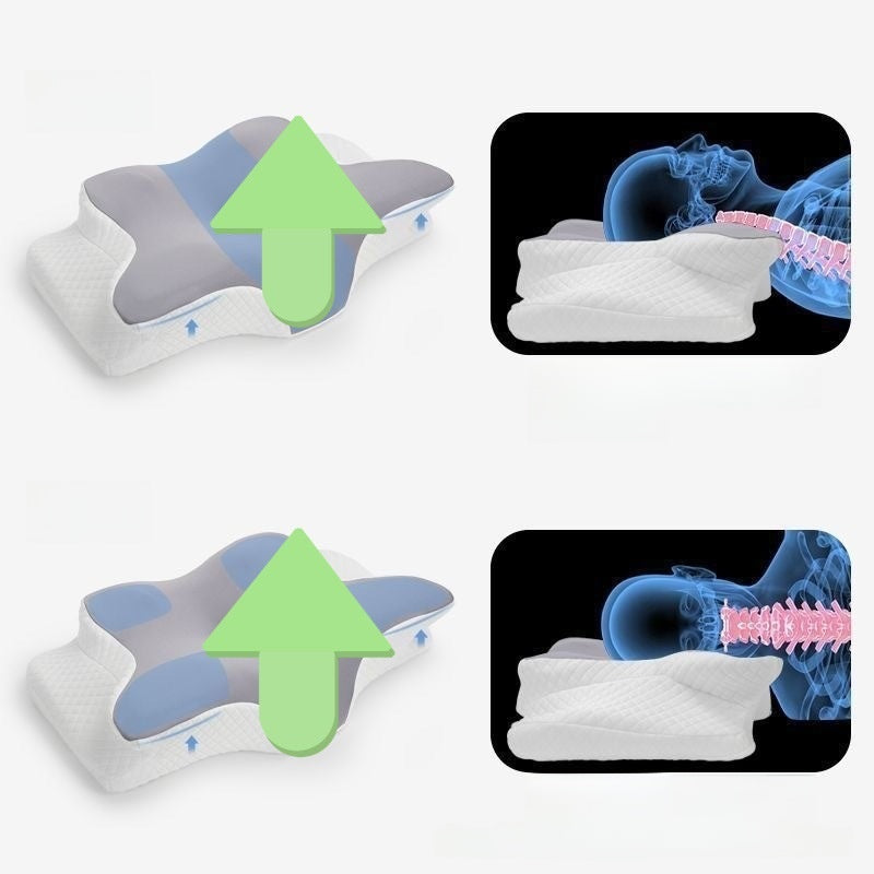 Ergonomic Memory Foam Cervical Pillow
