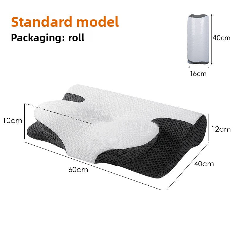 Ergonomic Memory Foam Cervical Support Pillow