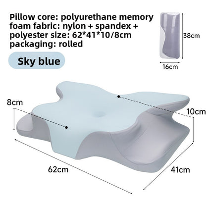 Ergonomic Memory Foam Cervical Support Pillow