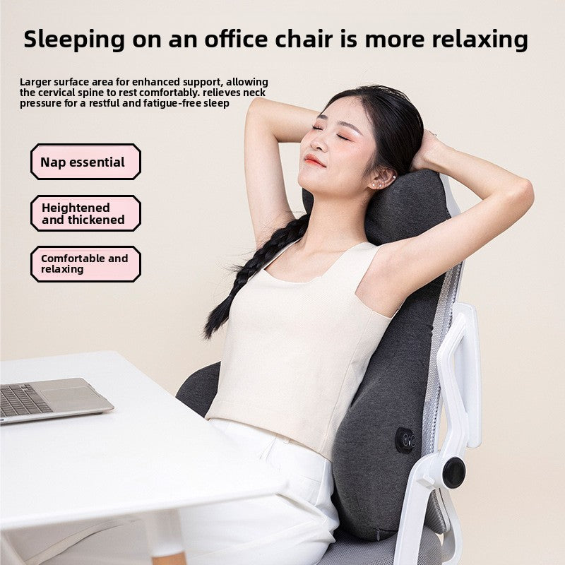 Ergonomic Memory Foam Lumbar and Neck Support Cushion