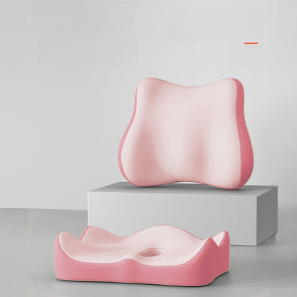 Ergonomic Memory Foam Lumbar and Seat Cushion
