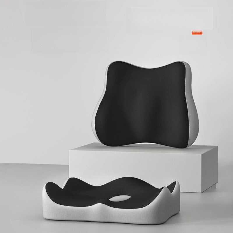 Ergonomic Memory Foam Lumbar and Seat Cushion
