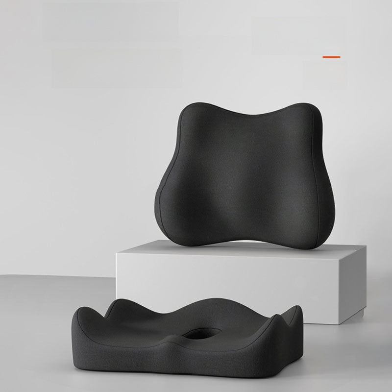 Ergonomic Memory Foam Lumbar and Seat Cushion