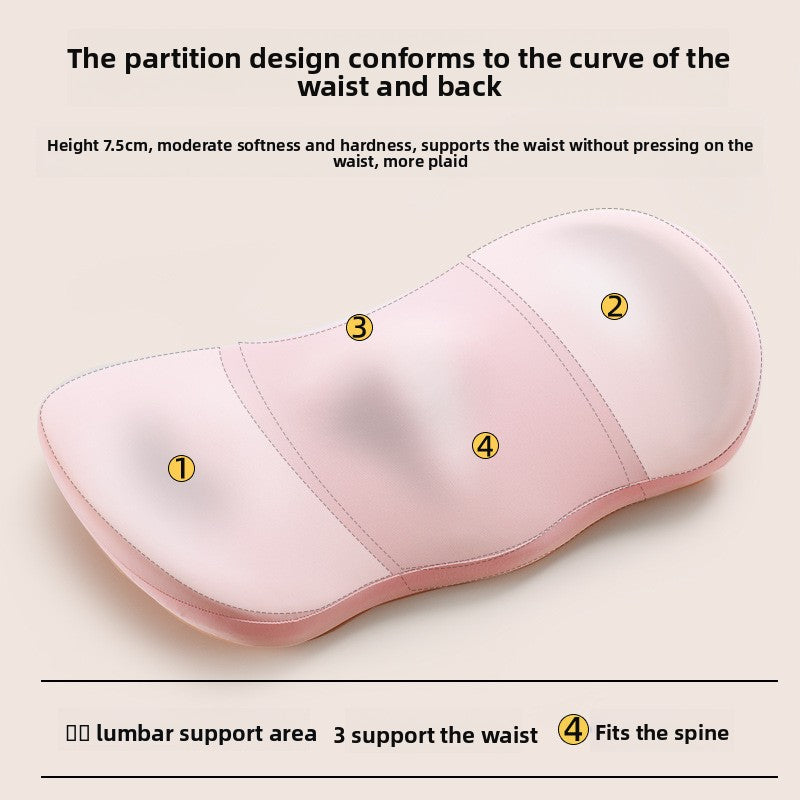 Ergonomic Memory Foam Lumbar Pillow