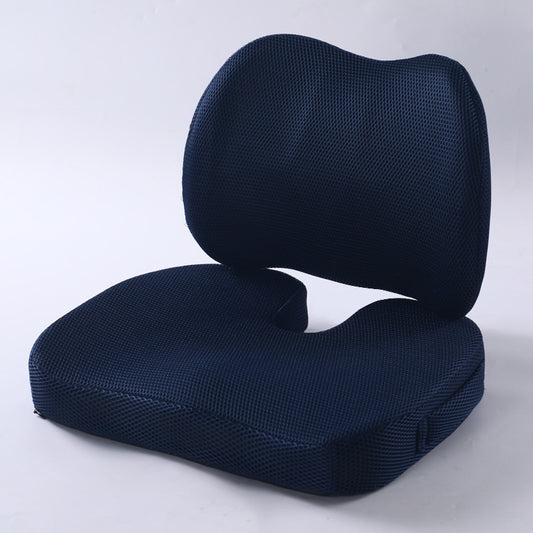 Ergonomic Memory Foam Lumbar Support Cushion Set