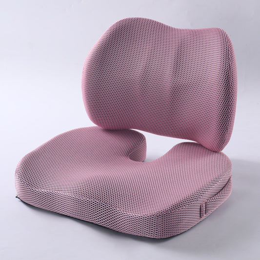 Ergonomic Memory Foam Lumbar Support Cushion Set