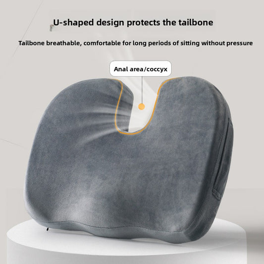 Ergonomic Memory Foam Lumbar Support Cushion Set