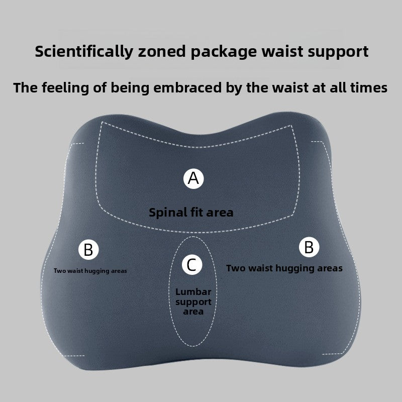 Ergonomic Memory Foam Lumbar Support Cushion