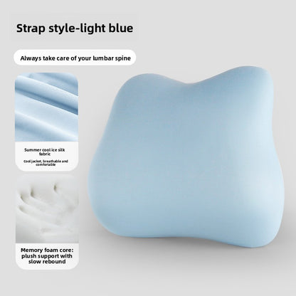 Ergonomic Memory Foam Lumbar Support Cushion