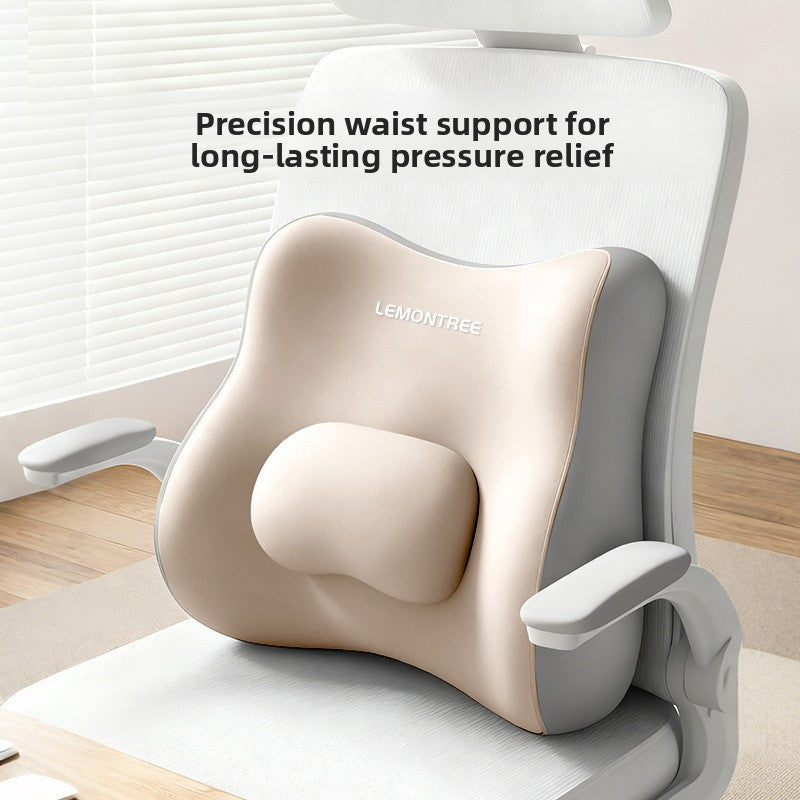 Ergonomic Memory Foam Lumbar Support Pillow
