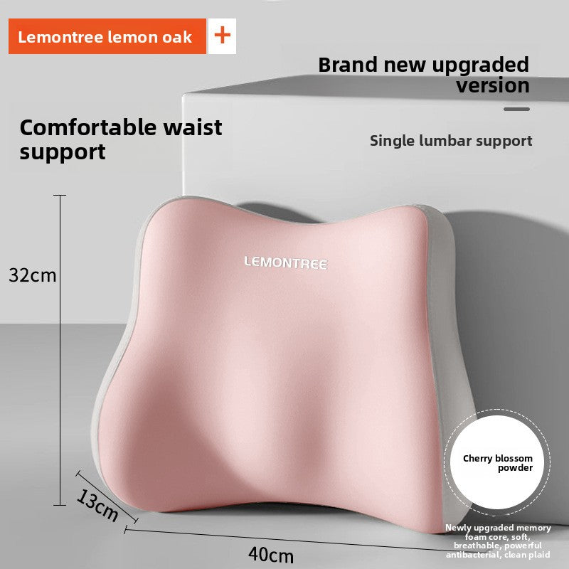 Ergonomic Memory Foam Lumbar Support Pillow