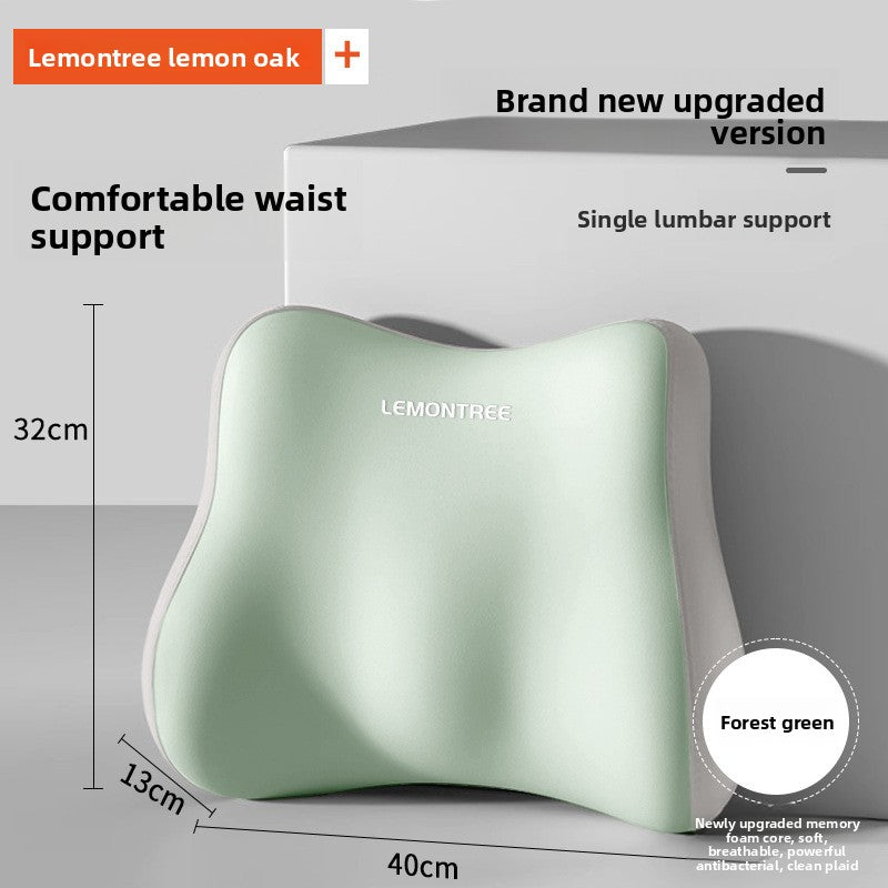 Ergonomic Memory Foam Lumbar Support Pillow