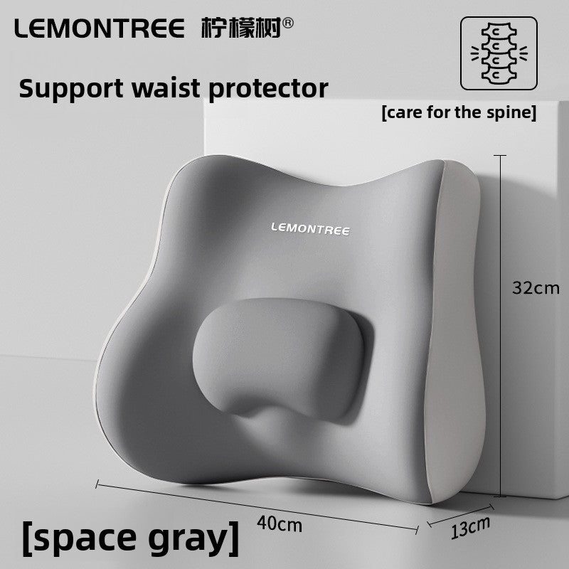 Ergonomic Memory Foam Lumbar Support Pillow