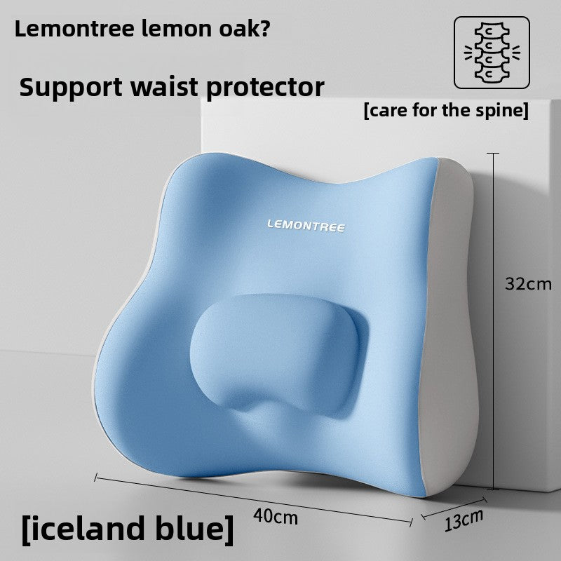 Ergonomic Memory Foam Lumbar Support Pillow