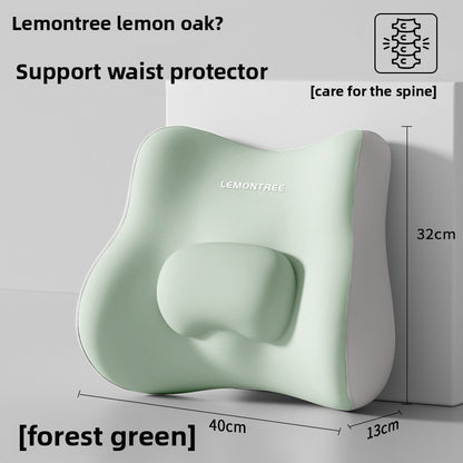 Ergonomic Memory Foam Lumbar Support Pillow