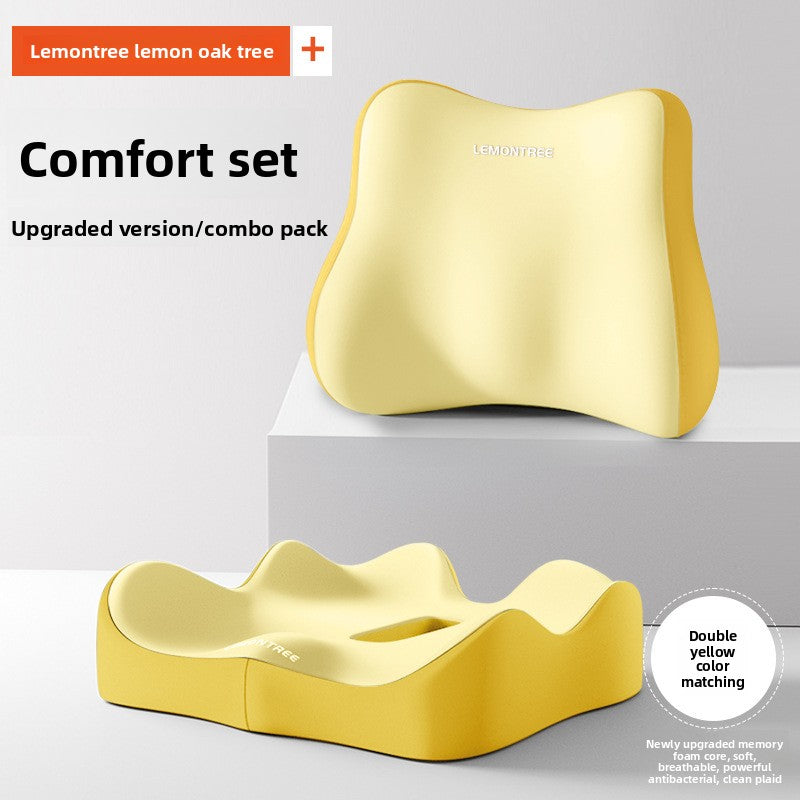 Ergonomic Memory Foam Lumbar Support Pillow
