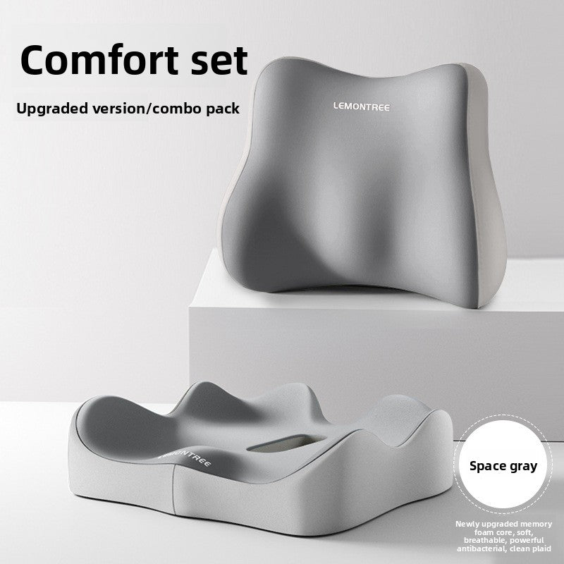 Ergonomic Memory Foam Lumbar Support Pillow