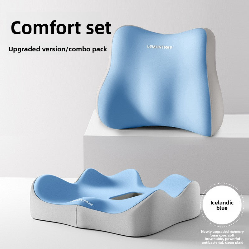 Ergonomic Memory Foam Lumbar Support Pillow