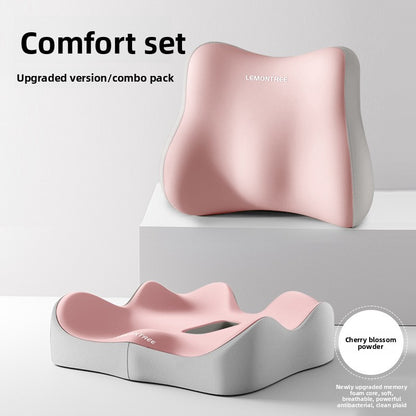 Ergonomic Memory Foam Lumbar Support Pillow
