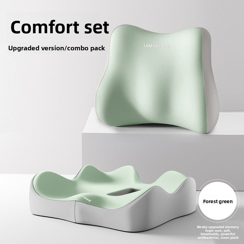 Ergonomic Memory Foam Lumbar Support Pillow