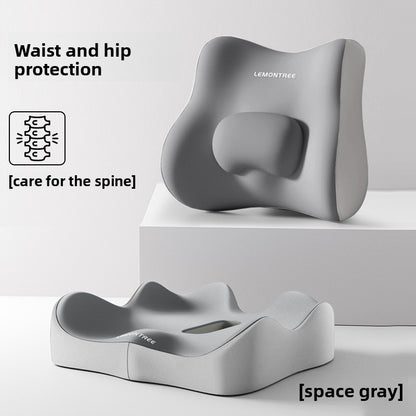 Ergonomic Memory Foam Lumbar Support Pillow