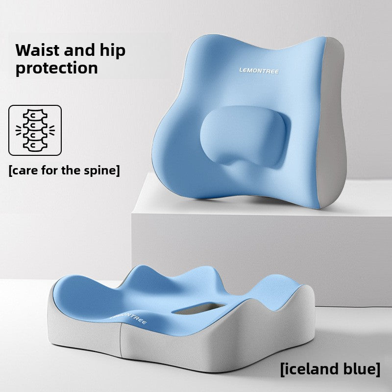 Ergonomic Memory Foam Lumbar Support Pillow