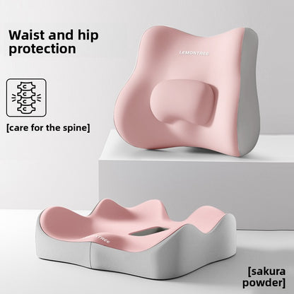 Ergonomic Memory Foam Lumbar Support Pillow