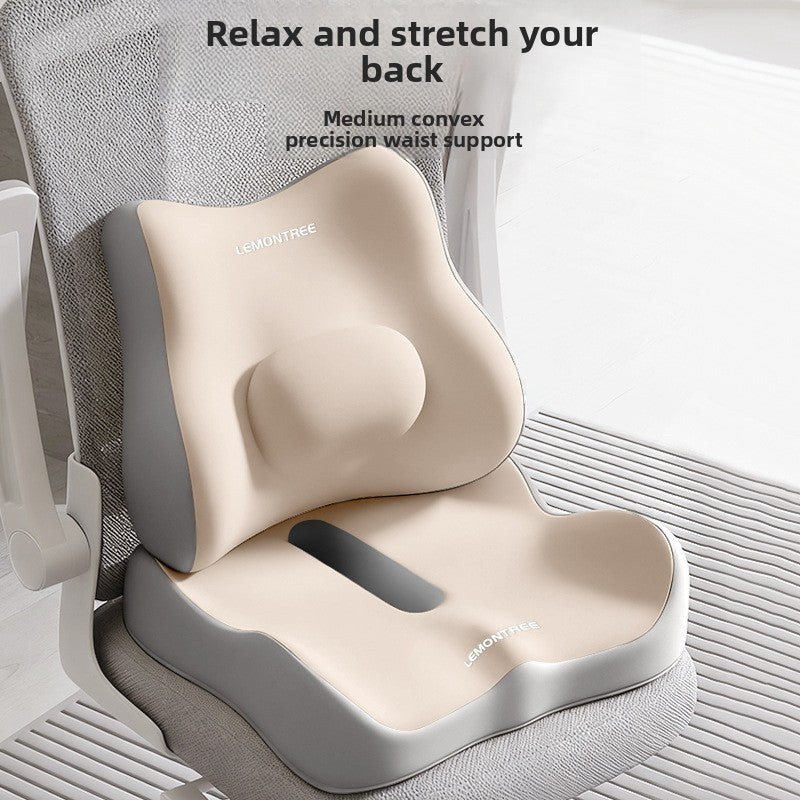 Ergonomic Memory Foam Lumbar Support Pillow