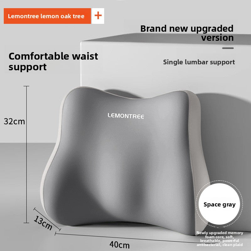 Ergonomic Memory Foam Lumbar Support Pillow