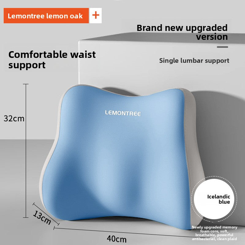 Ergonomic Memory Foam Lumbar Support Pillow
