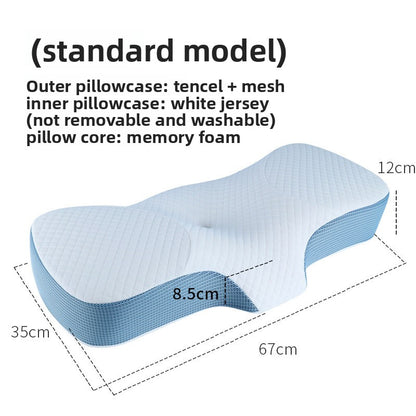 Ergonomic Memory Foam Neck Pillow