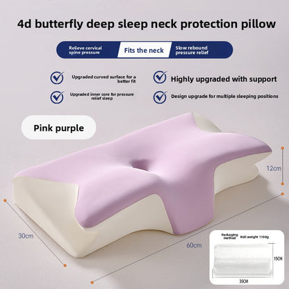 Ergonomic Memory Foam Neck Support Pillow