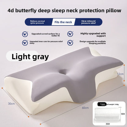 Ergonomic Memory Foam Neck Support Pillow