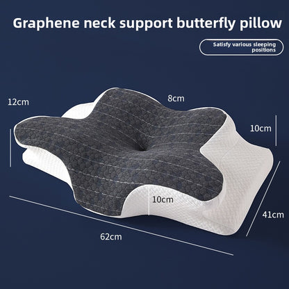Ergonomic Memory Foam Neck Support Pillow