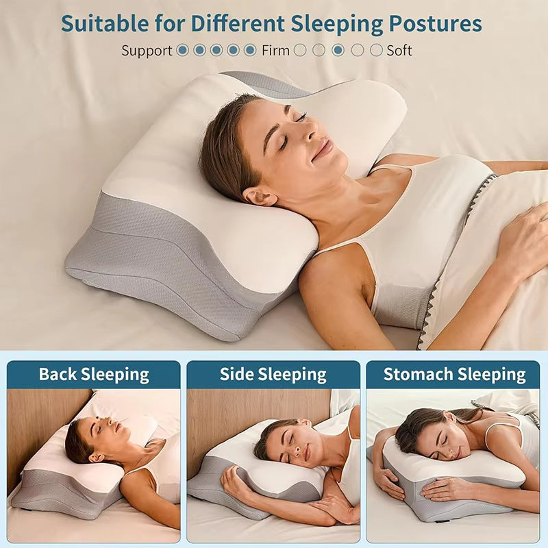 Ergonomic Memory Foam Pillow for Side Sleepers