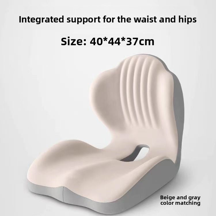 Ergonomic Memory Foam Seat Cushion with Lumbar Support