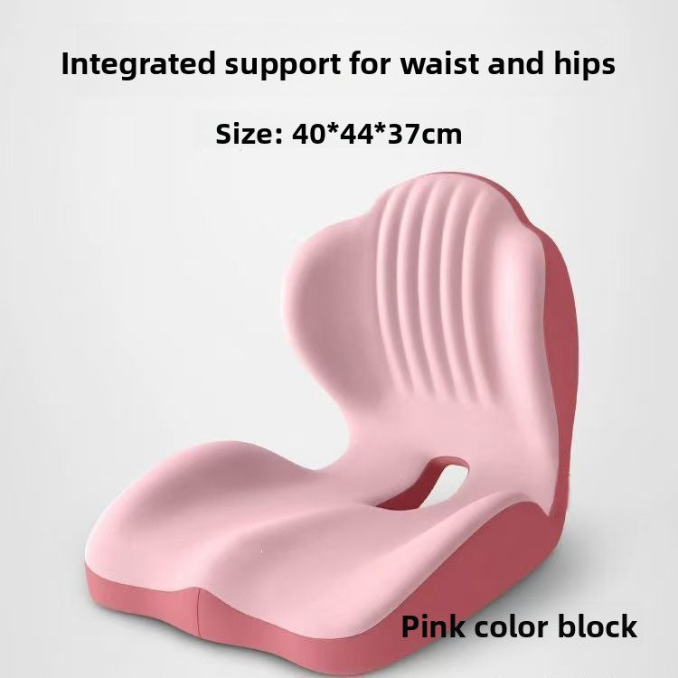 Ergonomic Memory Foam Seat Cushion with Lumbar Support
