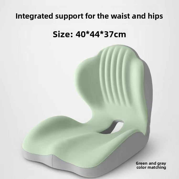 Ergonomic Memory Foam Seat Cushion with Lumbar Support