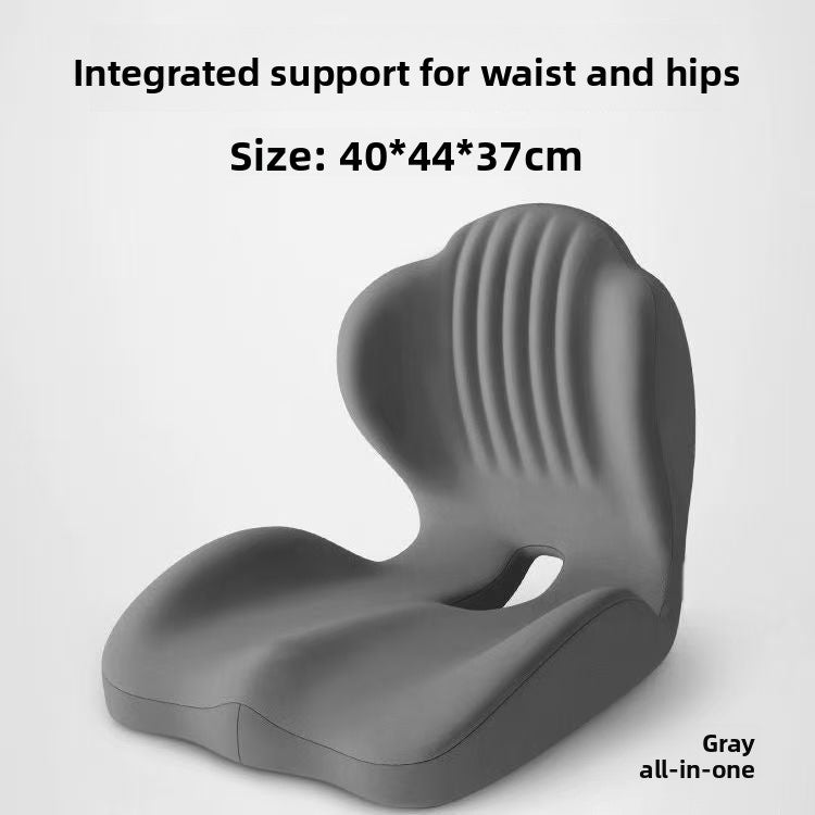 Ergonomic Memory Foam Seat Cushion with Lumbar Support