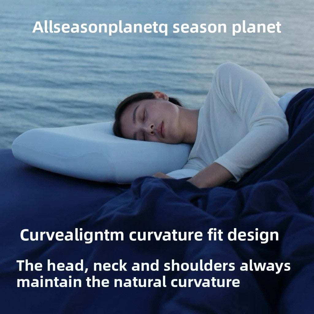 Ergonomic Memory Foam Support Pillow