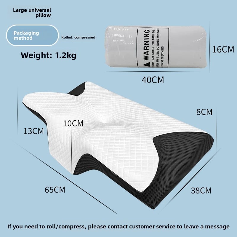 Ergonomic memory pillow