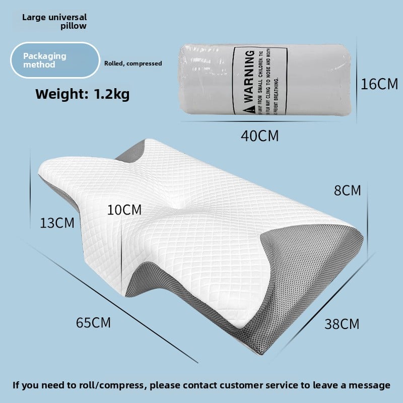 Ergonomic memory pillow