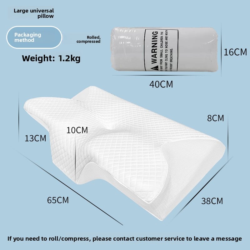 Ergonomic memory pillow