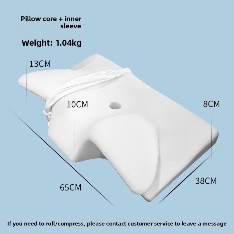 Ergonomic memory pillow